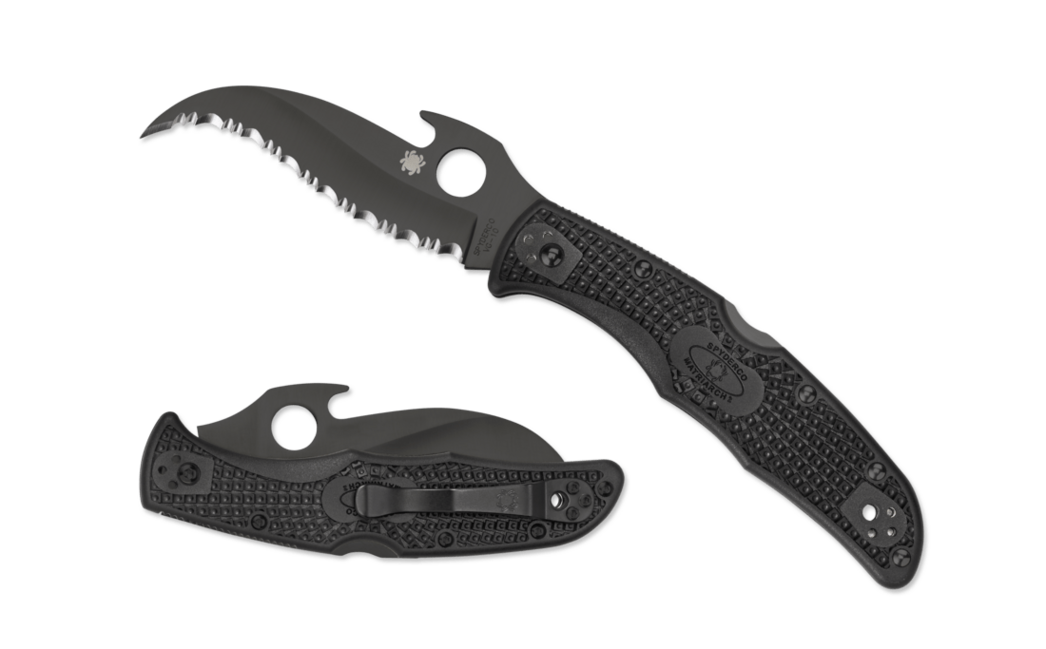 Spyderco Matriarch 2 Lightweight Folding Knife 9.1cm, Black, FRN