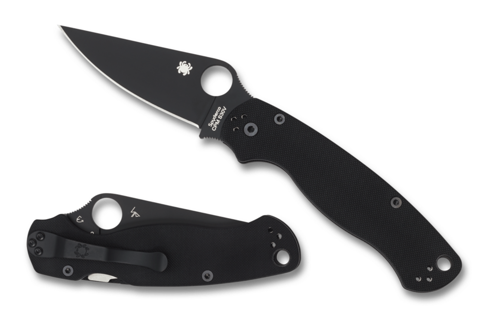 Spyderco Para Military 2 Folding Knife 8.7 cm, Black, G10