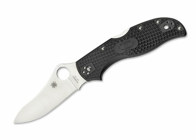 Spyderco Stretch 2 Lightweight Folding Knife 8.7 cm, Black, FRN