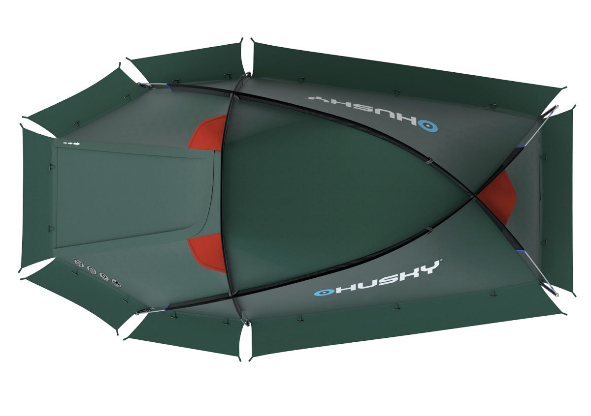 HUSKY Extreme Flame 2 Tent, Green