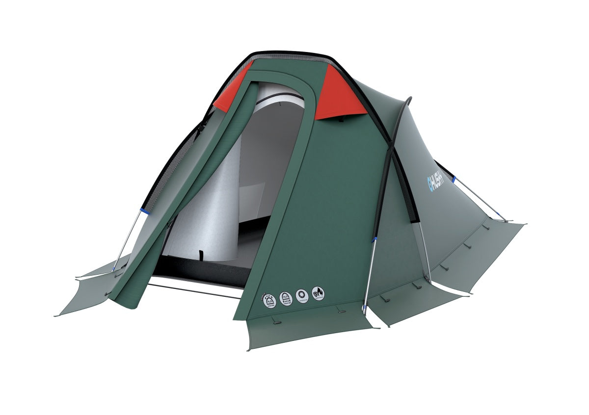 HUSKY Extreme Flame 2 Tent, Green