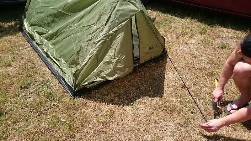 MFH Minipack Tent 2-Person 213x 137x 97cm, Olive