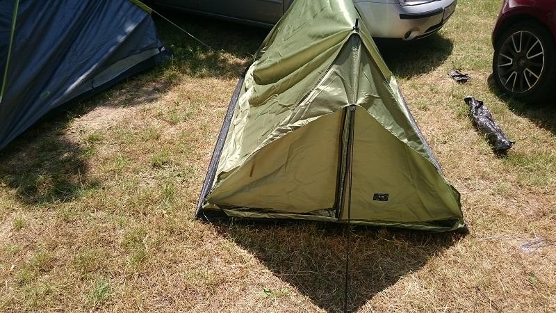MFH Minipack Tent 2-Person 213x 137x 97cm, Olive