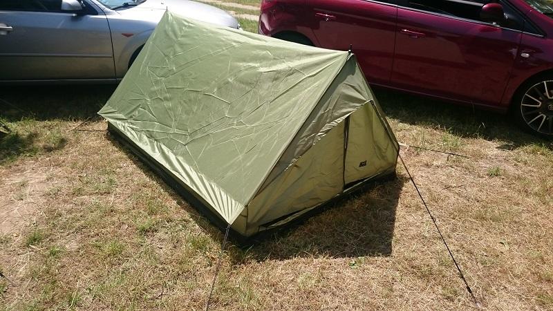 MFH Minipack Tent 2-Person 213x 137x 97cm, Olive