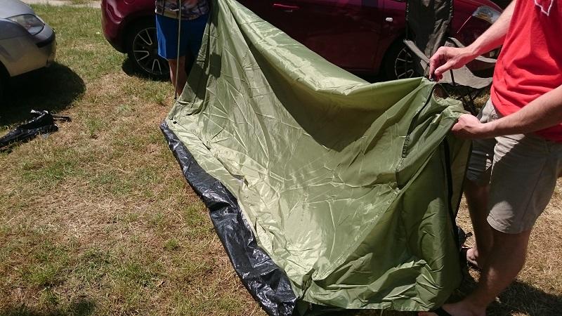MFH Minipack Tent 2-Person 213x 137x 97cm, Olive