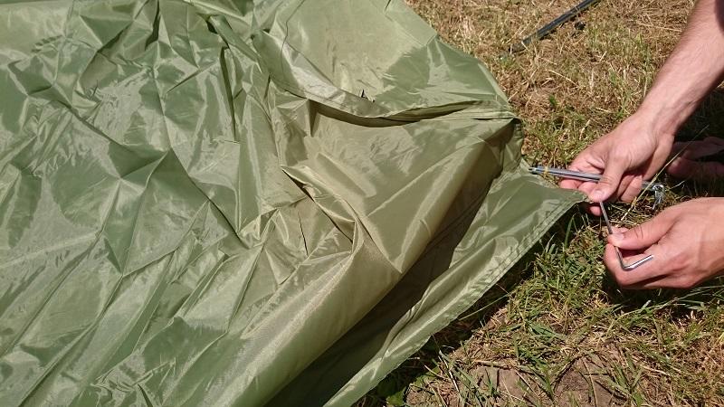 MFH Minipack Tent 2-Person 213x 137x 97cm, Olive