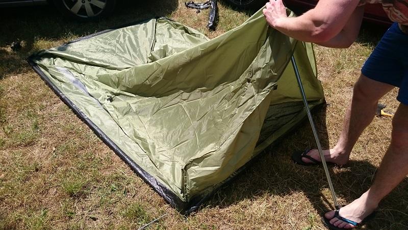 MFH Minipack Tent 2-Person 213x 137x 97cm, Olive