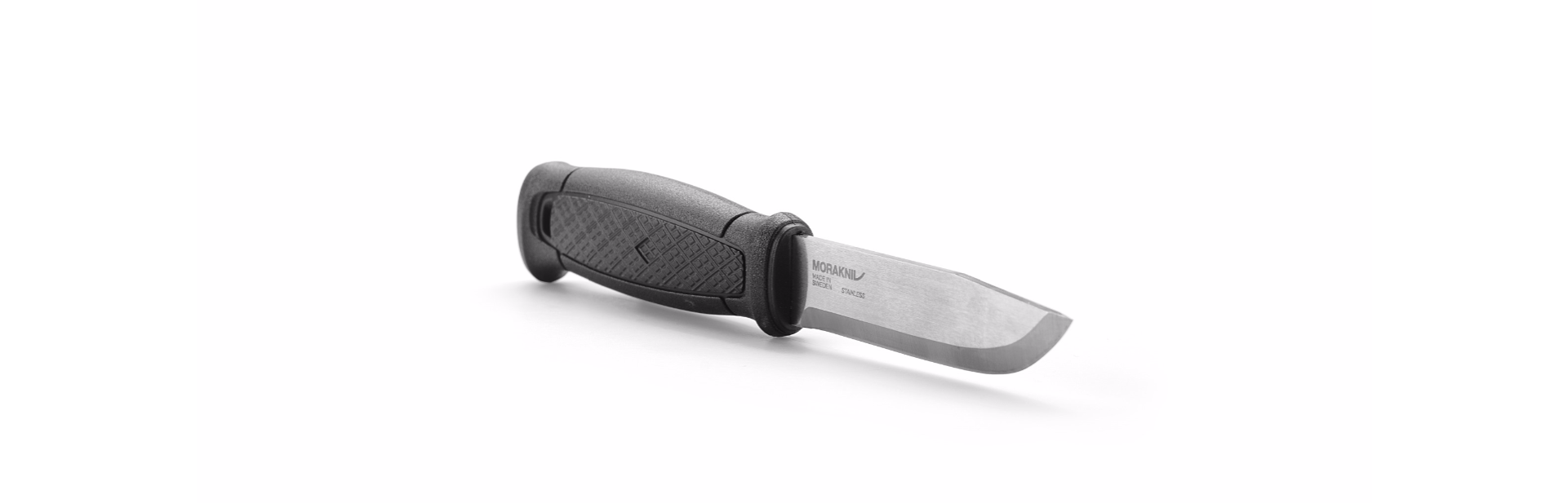 Mora of Sweden Garberg Knife with Leather Sheath, Black