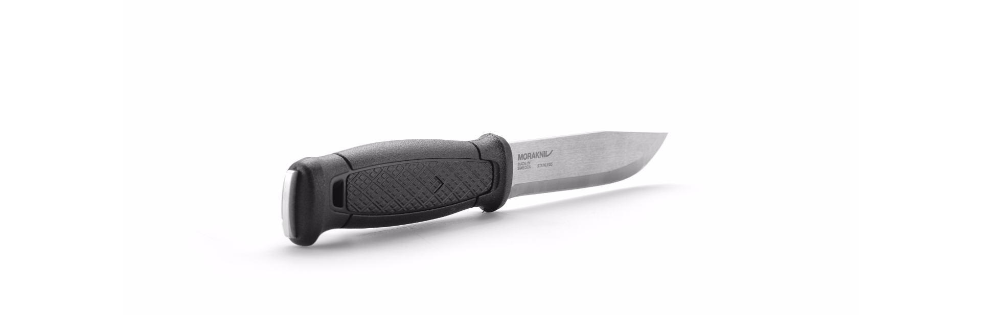 Mora of Sweden Garberg Knife with Leather Sheath, Black