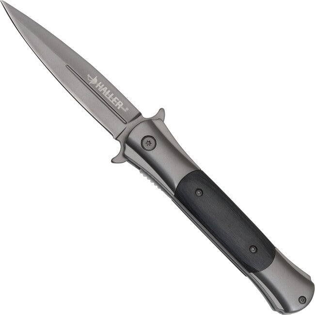 Haller Stiletto Pocket Knife Pakkawood