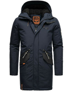 Stone Harbour RAGAAN men's winter jacket with hood, Navy