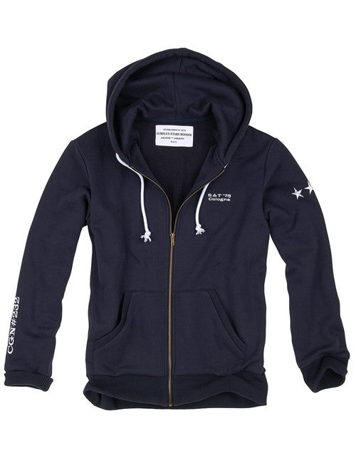 Surplus Stars Hoodie, Navy Blue