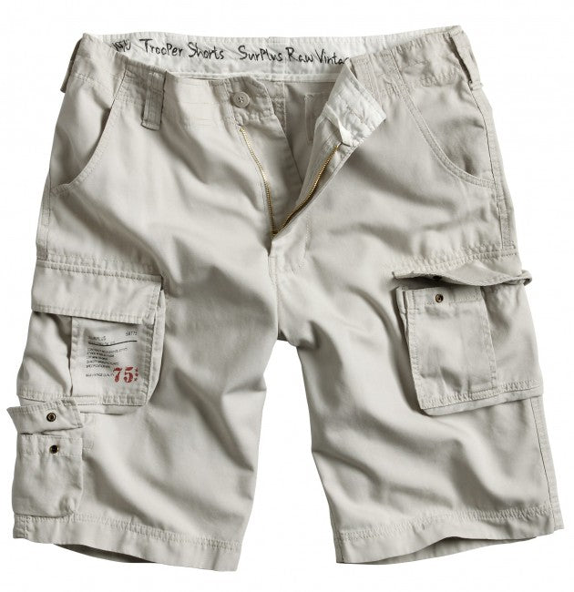 Surplus Trooper Shorts, White