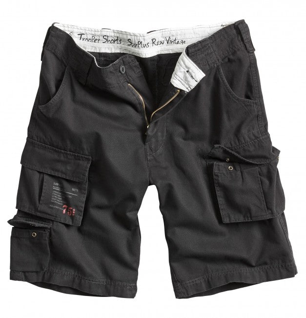 Surplus Trooper Shorts, Black