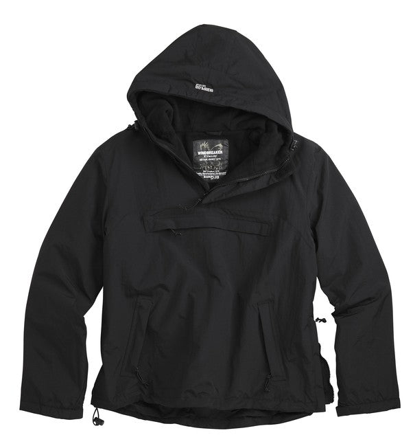 Surplus Windbreaker Jacket, Black