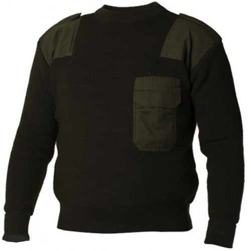 O&T sweater BW security sveter olivový