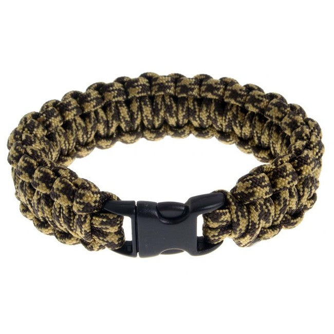 O&T Paracord Bracelet, Khaki-Brown