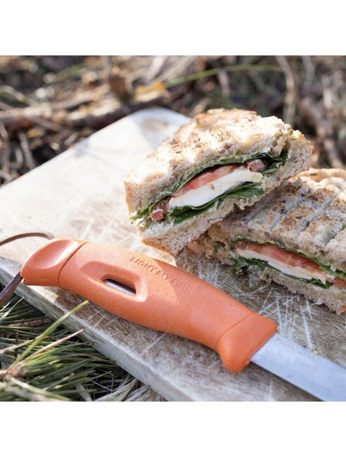 LIGHT MY FIRE FireKnife BIO Knife with Fire Starter, Green