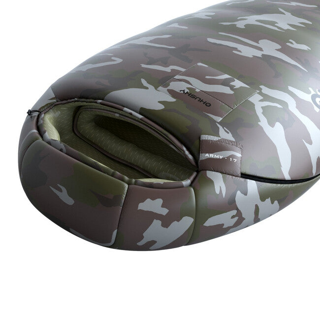 HUSKY Synthetic Winter Sleeping Bag Army -17°C, Green