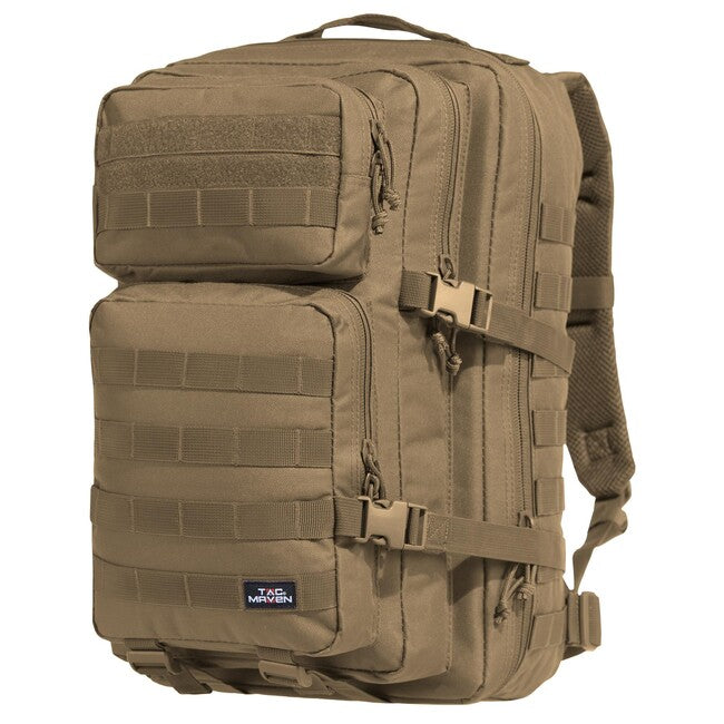 Tac Maven Assault Large Backpack, Coyote