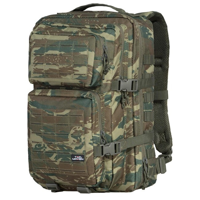 Tac Maven Assault Large Backpack, Grey Camo