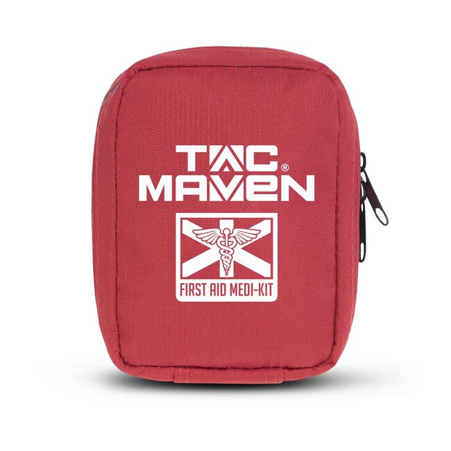 Tac Maven Hippokrates First Aid Kit, Red