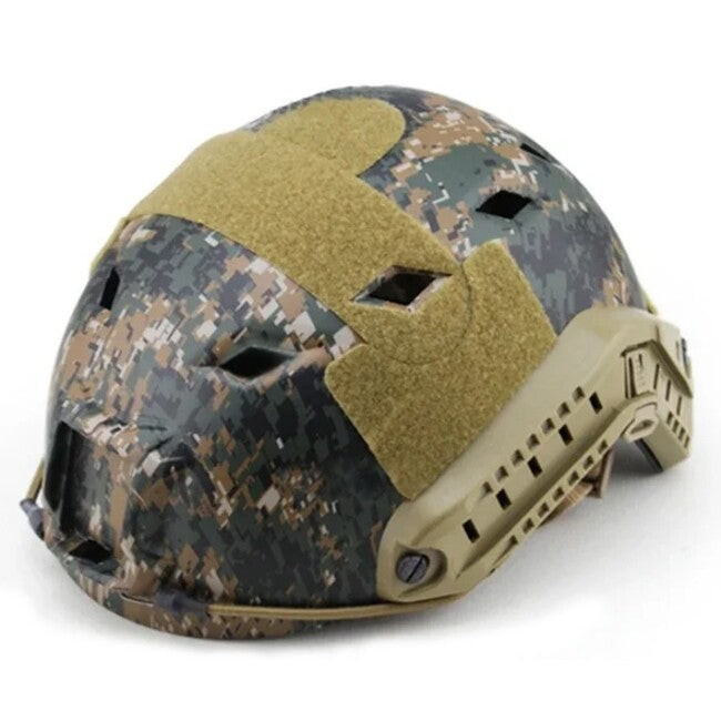 DRAGOWA Tactical Fast BJ Tracker Tactical Helmet, Digital Woodland