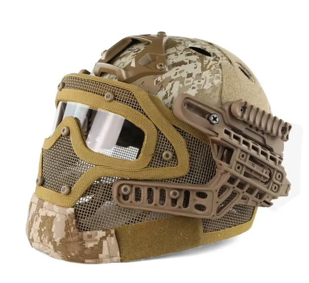 DRAGOWA Tactical Hammer Tactical Helmet, Digital Desert (uncertified)