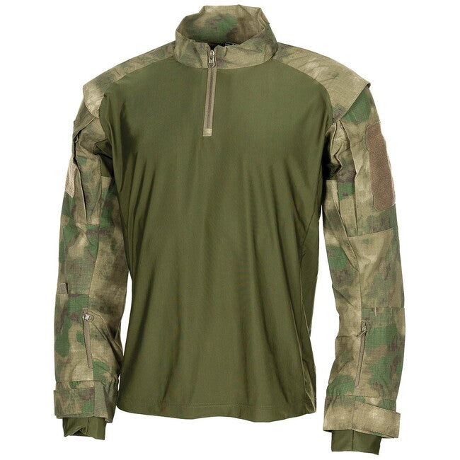 MFH Professional American Tactical Long Sleeve Shirt, HDT-camo FG