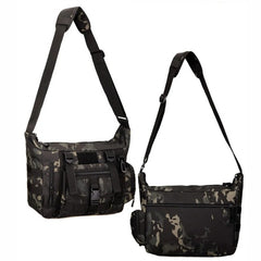 DRAGOWA Tactical Shrapnel Shoulder Bag, CP Black