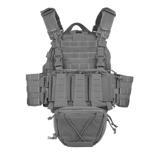 DRAGOWA Tactical Taktická vesta Raven, sivá