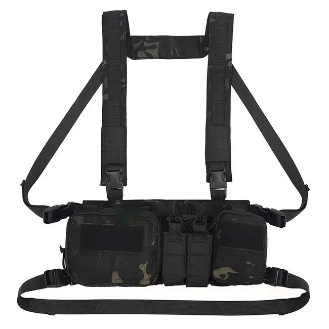 DRAGOWA Tactical Recon Chest Rig, Black
