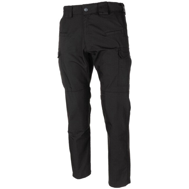 MFH Professional Attack Tactical Pants Teflon Rip Stop, Black
