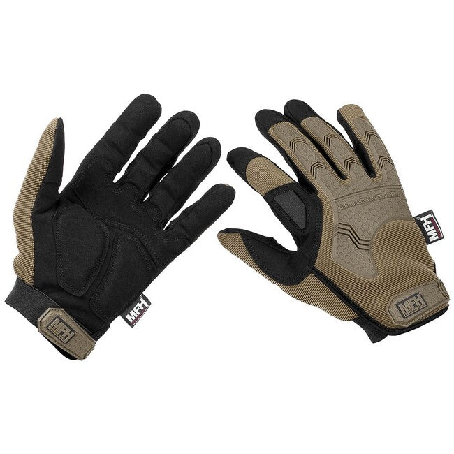 MFH Professional Attack Tactical Gloves, Coyote Tan