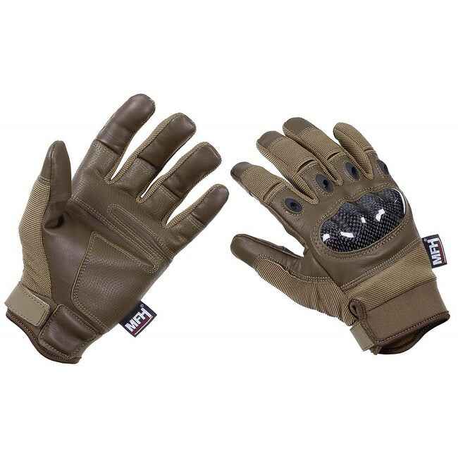 MFH Professional Mission Tactical Gloves, Coyote Tan
