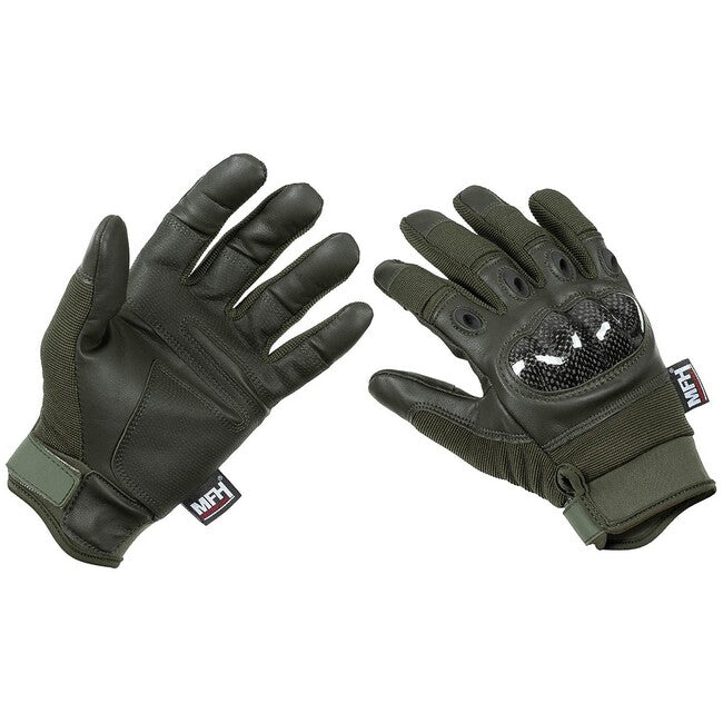 MFH Professional Mission Tactical Gloves, Olive Drab