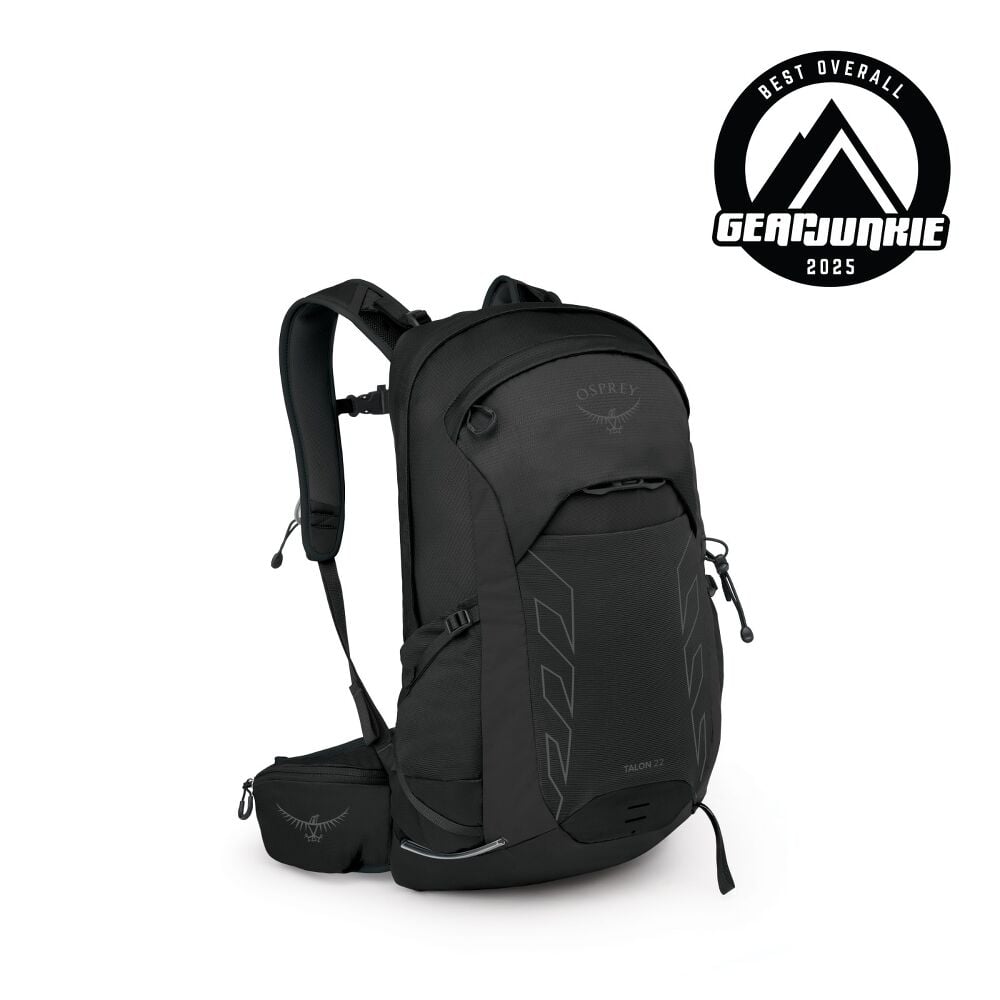 OSPREY TALON 22 turistický batoh, black/coal grey