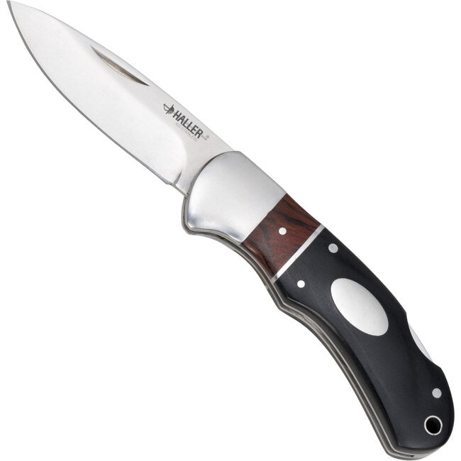 Haller Pocket Knife Tame Wooden Handle, Red