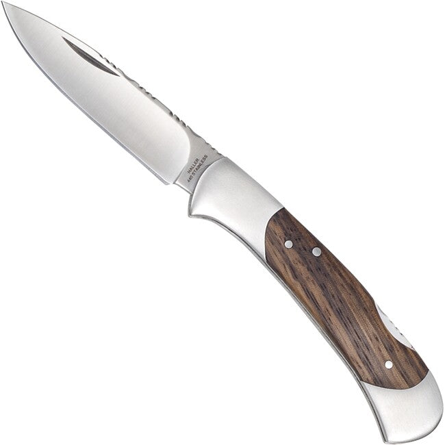 Haller Pocket Knife Tame Stainless Steel Zebrawood, 440rsf 40414