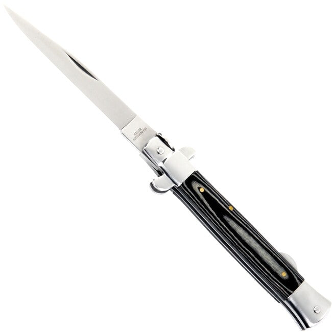 Haller TaMe Stiletto Pocket Knife, Micarta