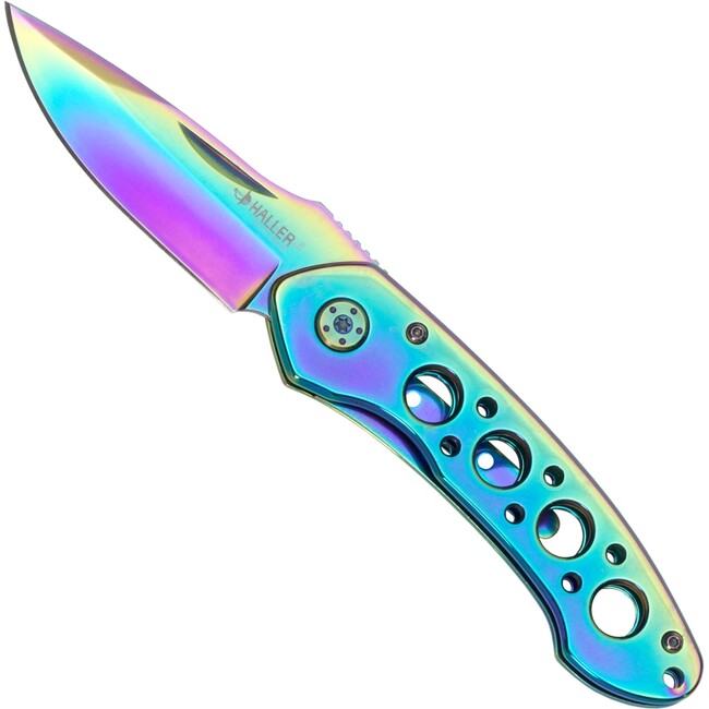 Haller Vreckový nôž Taschenme Rainbow coating