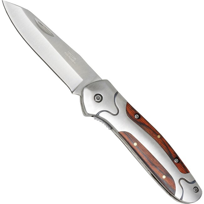 Haller Pocket Knife with Wood Handle