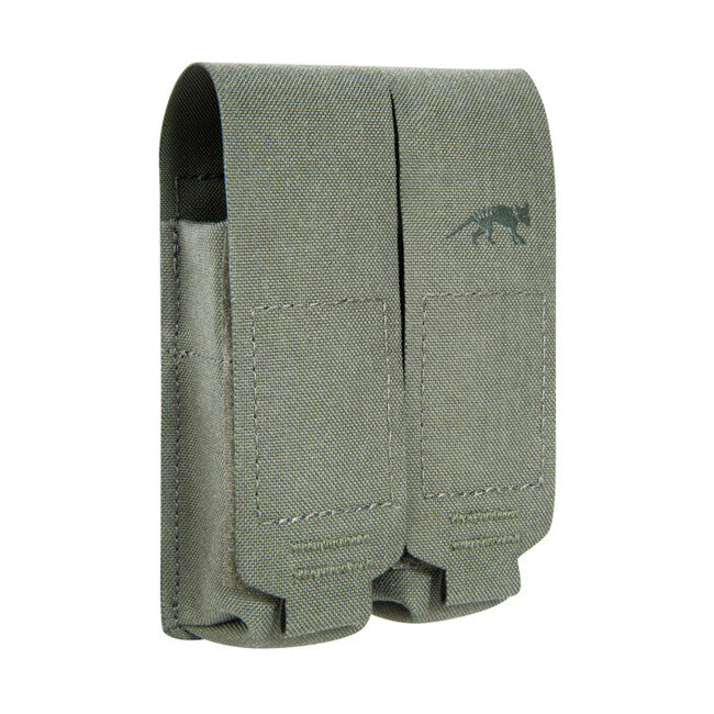 Tasmanian Tiger Double Pistol Mag Pouch MKIV, Stone Grey Olive