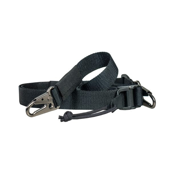 Tasmanian Tiger Two-Point Weapon Sling with Carabiner, Black