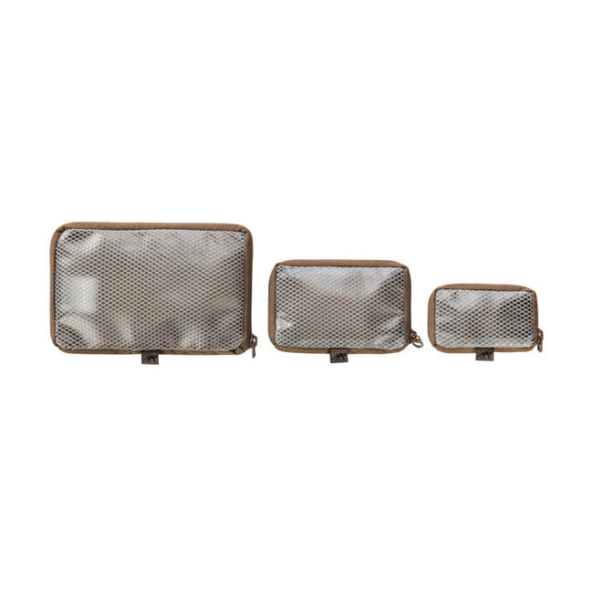 Tasmanian Tiger Mesh Pouch Set VL, Coyote Brown