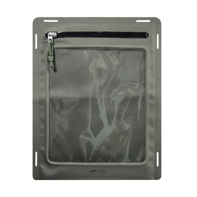 Tasmanian Tiger W-Pouch A4 WR Waterproof Tablet Pouch, Stone Grey Olive