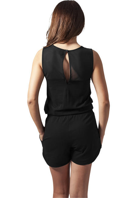 Urban Classics Women's Short Jumpsuit, Black