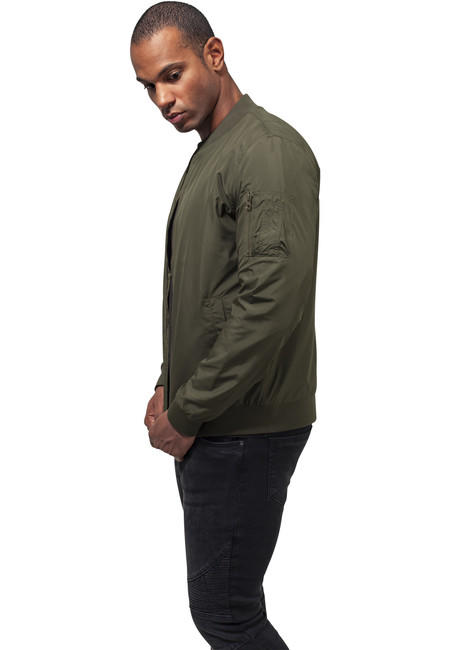Urban Classics Light Bomber Jacket, Olive