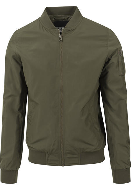 Urban Classics Light Bomber Jacket, Olive