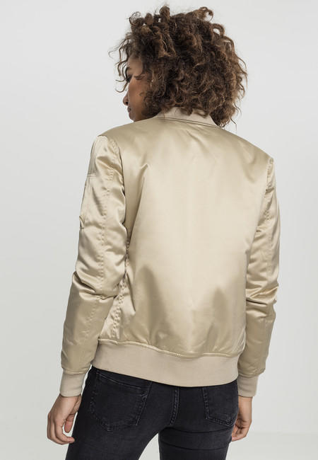 Urban Classics Women's Satin Bomber Jacket